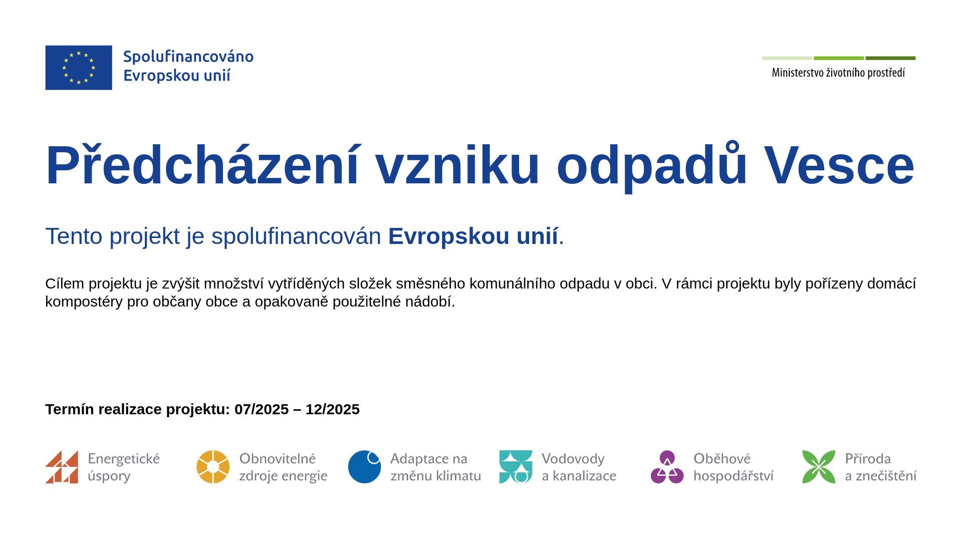 Pořízení kompostérů a kelímků